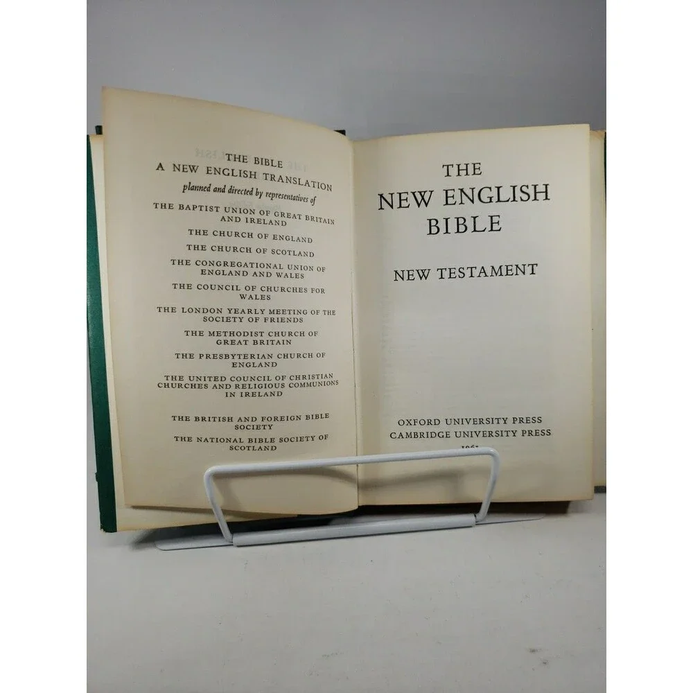 The New English Bible New Testament 1961 Popular Edition Hard Cover Dust Jacket
